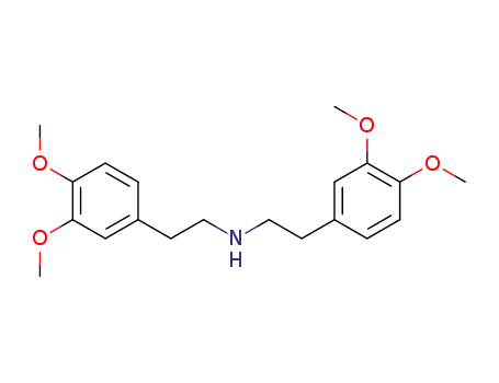 Molecular Structure of 24997-88-4 (N-<2-(3,4-dimethoxyphenyl)ethyl>-2-(3,4-dimethoxyphenyl)ethylamine)