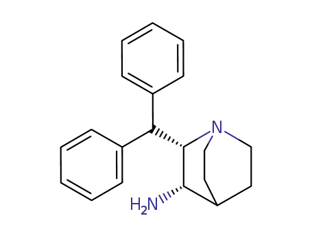 Molecular Structure of 142035-23-2 ((-)-(2S,3S)-cis-2-(diphenylmethyl)-1-azabicyclo[2.2.2]octane-3-amine)