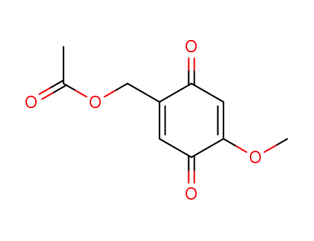 2-acetylhydroxymethyl-5-methoxy-2,5-cyclohexadien-1,4-dione