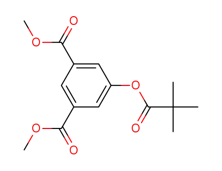 Molecular Structure of 1283160-97-3 (dimethyl 5-pivaloxyisophthalate)