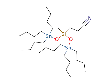 Propanenitrile, 3-[methylbis[(tributylstannyl)oxy]silyl]-