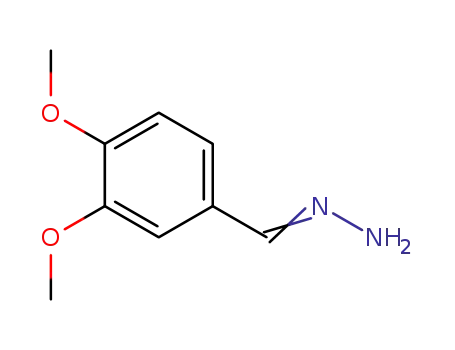 Molecular Structure of 52693-86-4 ((E)-1-(3,4-diMethoxybenzylidene)hydrazine)