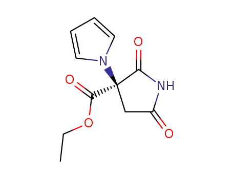 (R)-ethyl 2,5-dioxo-3-(1H-pyrrol-1-yl)pyrrolidine-3-carboxylate