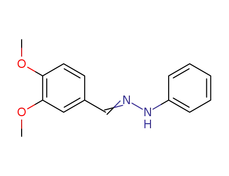 Molecular Structure of 55754-32-0 (3,4-Dimethoxybenzaldehyde phenylhydrazone)