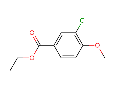 Molecular Structure of 14670-04-3 (ETHYL 3-CHLORO-4-METHOXYBENZOATE)
