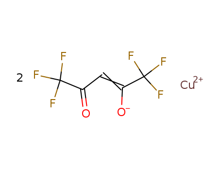Copper,bis(1,1,1,5,5,5-hexafluoro-2,4-pentanedionato-kO2,kO4)-, (SP-4-1)- cas  14781-45-4