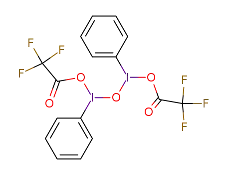 Molecular Structure of 91879-79-7 (μ-Oxo-I,I'-bis(trifluoroacetato-O)-I,I'-diphenyldiiodine(III))