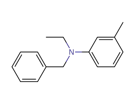 Molecular Structure of 119-94-8 (Ethylbenzyltoluidine)