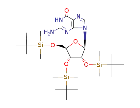 2',3',5'-tri-O-(tert-butyldimethylsilyl)guanosine