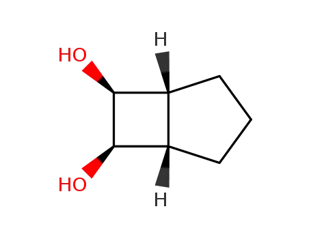 Molecular Structure of 19042-30-9 (exo-cis-6,7-Dihydroxy-cis-bicyclo<3,2,0>heptan)