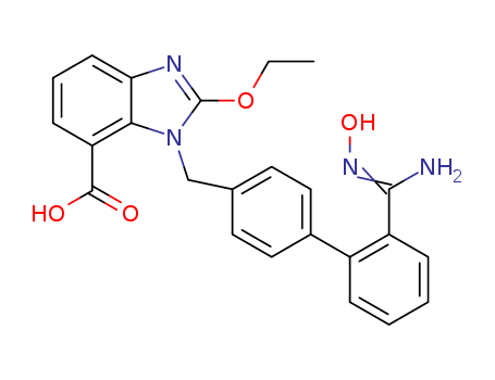 (Z)-2-ethoxy-3-((2'-(N'-hydroxycarbaMiMidoyl)biphenyl-4-yl)Methyl)-3H-benzo[d]iMidazole-4-carboxylic acid