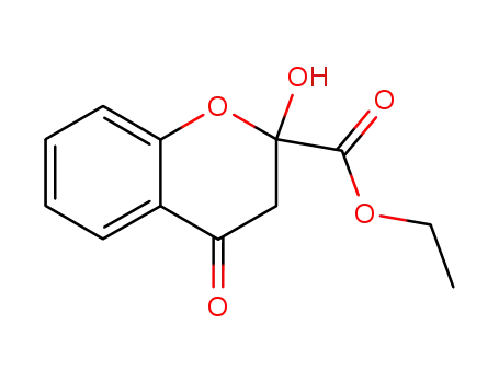 2H-1-Benzopyran-2-carboxylic acid, 3,4-dihydro-2-hydroxy-4-oxo-, ethyl
ester