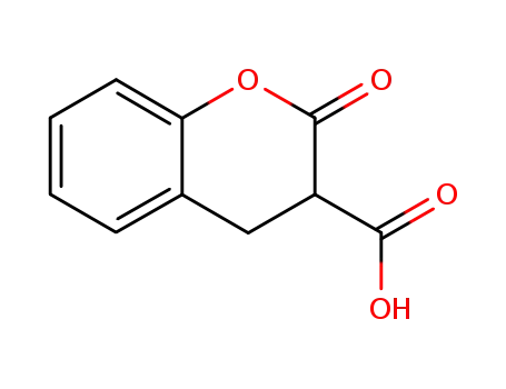 Molecular Structure of 93887-31-1 (2H-1-Benzopyran-3-carboxylic acid, 3,4-dihydro-2-oxo-)