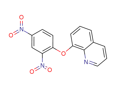 Molecular Structure of 84165-39-9 (8-(2,4-dinitro-phenoxy)-quinoline)