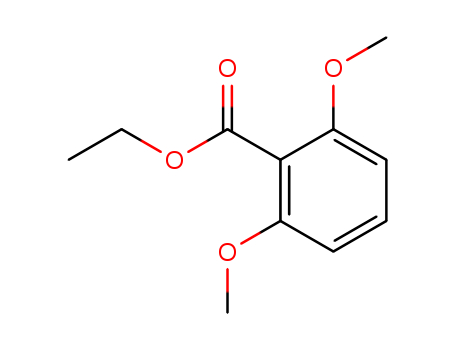 Molecular Structure of 1464-96-6 (Benzoic acid, 2,6-dimethoxy-, ethyl ester)