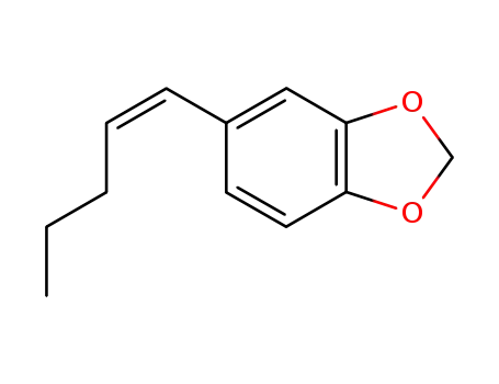 Molecular Structure of 81392-98-5 ((Z)-1-(3,4-methylenedioxyphenyl)-1-pentene)