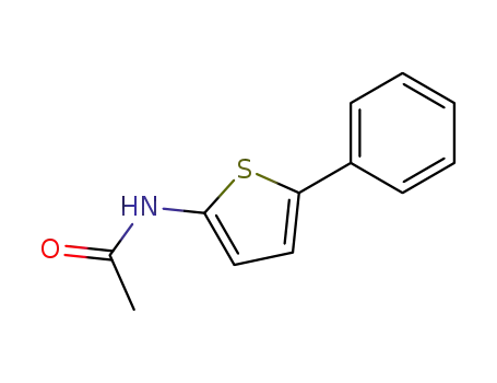 Molecular Structure of 14770-86-6 (N-(5-phenyl-2-thienyl)acetamide)