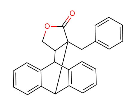 2-(benzyl) 2,3-(9,10-dihydro-9,10-anthracenediyl)-γ-butylactone