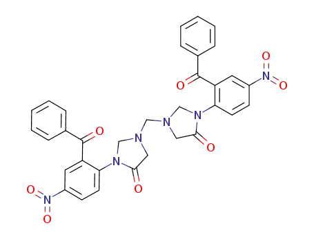 N,N'-methylenebis<3-(2'-benzoyl-4-nitro)phenyl>-4-imidazolidin