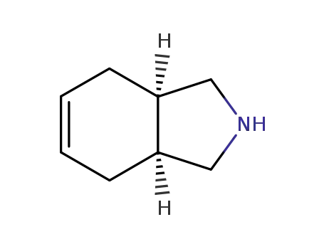 Molecular Structure of 2144-87-8 ((3aR,7aS)-rel-2,3,3a,4,7,7a-Hexahydro-1H-isoindole)