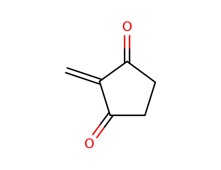 Molecular Structure of 90036-77-4 (1,3-Cyclopentanedione, 2-methylene-)