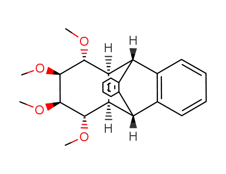 Molecular Structure of 125459-22-5 (1,2,3,4-tetramethoxy-1β,2α, 3α,4β,4aβ,9α,9aβ,10α-octahydro-9,10<1',2'>benzenoanthracene)