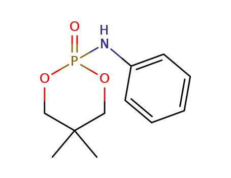Molecular Structure of 57237-68-0 (1,3,2-Dioxaphosphorinan-2-amine, 5,5-dimethyl-N-phenyl-, 2-oxide)