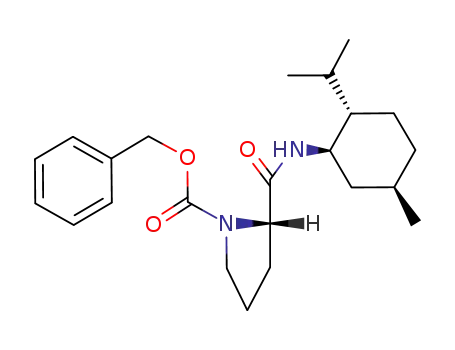 Molecular Structure of 106637-04-1 ((S)-N-(Benzyloxycarbonyl)proline (R)-menthylamide)