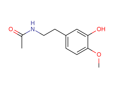Molecular Structure of 19456-85-0 (Acetamide, N-[2-(3-hydroxy-4-methoxyphenyl)ethyl]-)