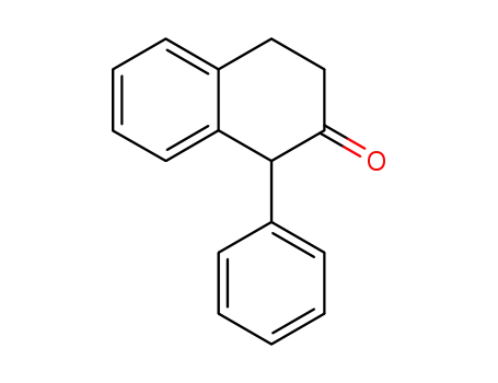 Molecular Structure of 14578-75-7 (1-phenyl-3,4-dihydronaphthalen-2(1H)-one)