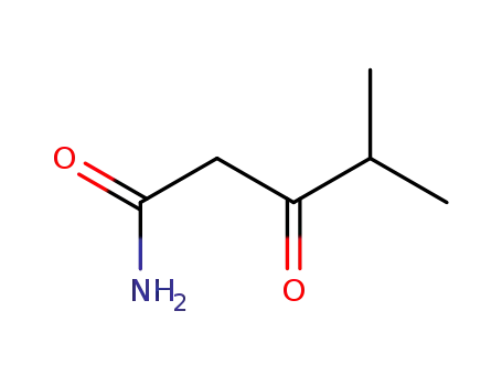 Molecular Structure of 34126-90-4 (4-Methyl-3-oxopentanaMide)