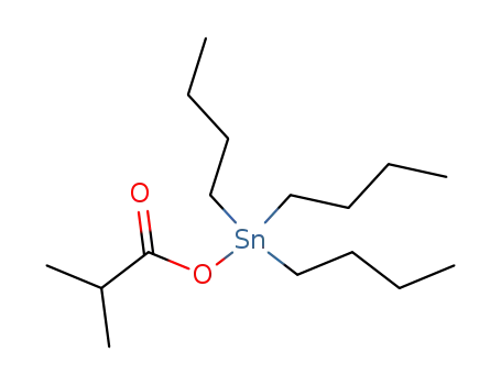 Molecular Structure of 7565-70-0 (2-methylpropanoic acid - tributylstannanyl (1:1))