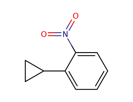 Molecular Structure of 10292-65-6 (1-Cyclopropyl-2-nitrobenzene)