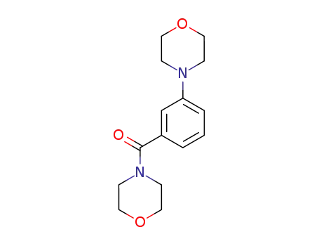 Molecular Structure of 221876-08-0 (N-(3-morpholinobenzoyl)morpholine)