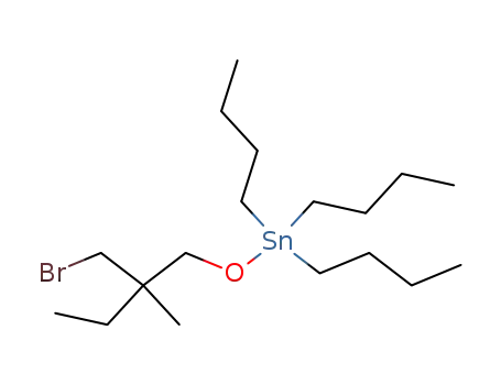 3-Brom-2-methyl-2-aethyl-propoxy-tributylzinn