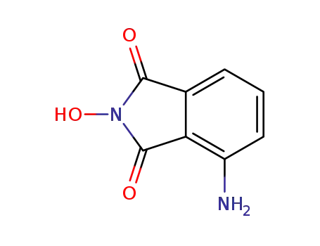 Molecular Structure of 212557-14-7 (1H-Isoindole-1,3(2H)-dione, 4-amino-2-hydroxy-)