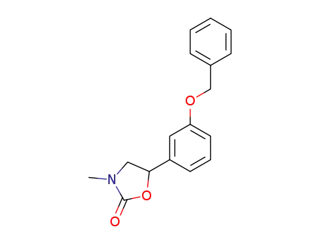 5-(3-benzyloxy-phenyl)-3-methyl-oxazolidin-2-one