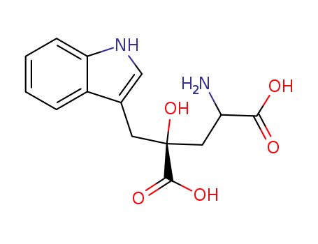 4-amino-2-hydroxy-2-(1<i>H</i>-indol-3-ylmethyl)-pentanedioic acid