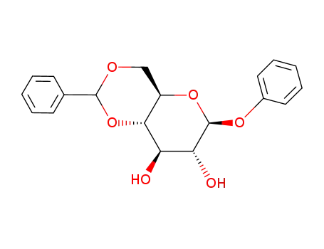 (-)-(4,6-O-benzylidene)phenyl-β-D-glucopyranoside
