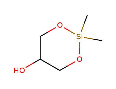 1,3-Dioxa-2-silacyclohexan-5-ol,2,2-dimethyl-