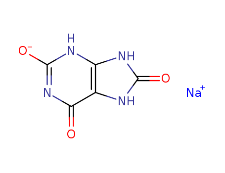 1H-Purine-2,6,8(3H)-trione,7,9-dihydro-, sodium salt (1:1)