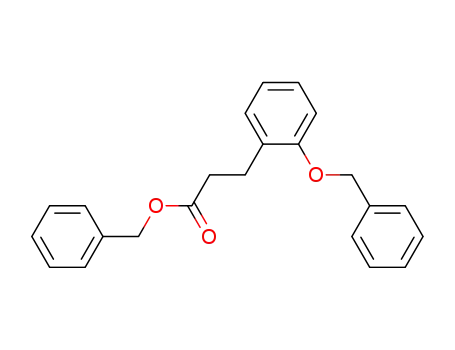 phenylmethyl 3-[(4-phenylmethoxy)phenyl]propanoate