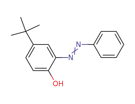 Phenol, 4-(1,1-dimethylethyl)-2-(phenylazo)-