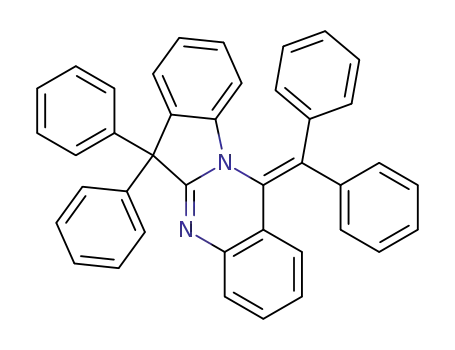 Indolo[2,1-b]quinazoline,
12-(diphenylmethylene)-6,12-dihydro-6,6-diphenyl-