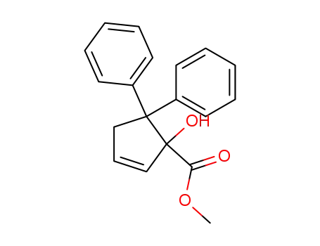 methyl 1-hydroxy-5,5-diphenylcyclopent-2-ene-1-carboxylate