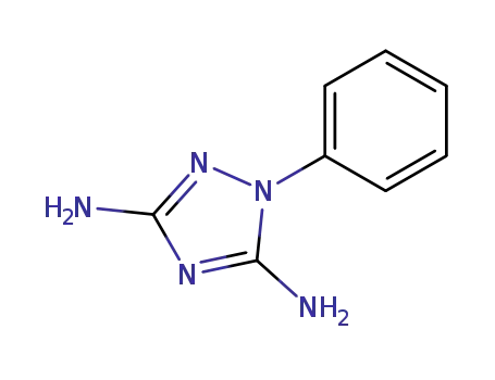 Molecular Structure of 14575-59-8 (1-phenyl-1H-1,2,4-triazole-3,5-diamine)