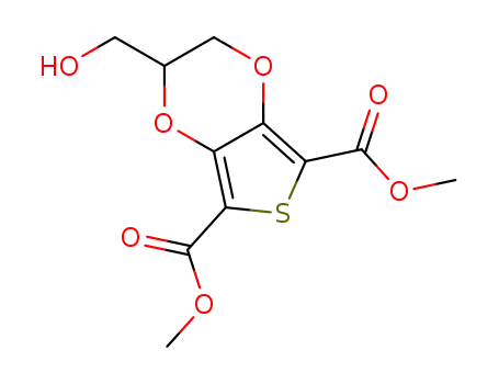 2-hydroxymethyl-2,3-dihydrothieno[3,4-b]-[1,4]-dioxin-5,7-dicarboxylic acid dimethyl ester