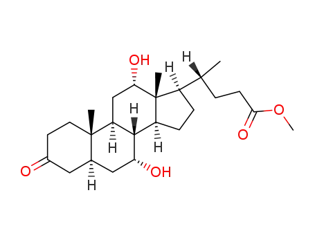 Molecular Structure of 14772-92-0 (Methyl 3-ketoallocholate)