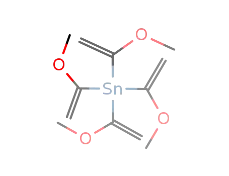 Molecular Structure of 81177-91-5 (Tetrakis-(1-methoxyvinyl)-tin)