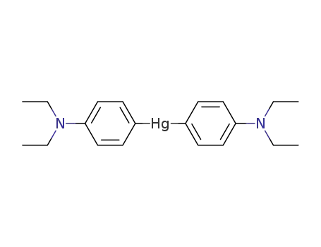 Molecular Structure of 56542-00-8 (bis-(4-diethylamino-phenyl)-mercury)